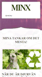 Mobile Screenshot of minx.se